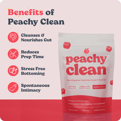 Peachy Clean Sugar-Free Pre+Probiotic Fiber Gummies